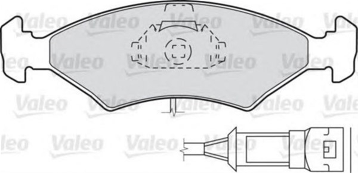 ESCORTÖN BALATA FIESTA III 89-95 ESCORT III IV 83-90 SIERRA 85-93 VALEO 598166VALEOVALEO 598166