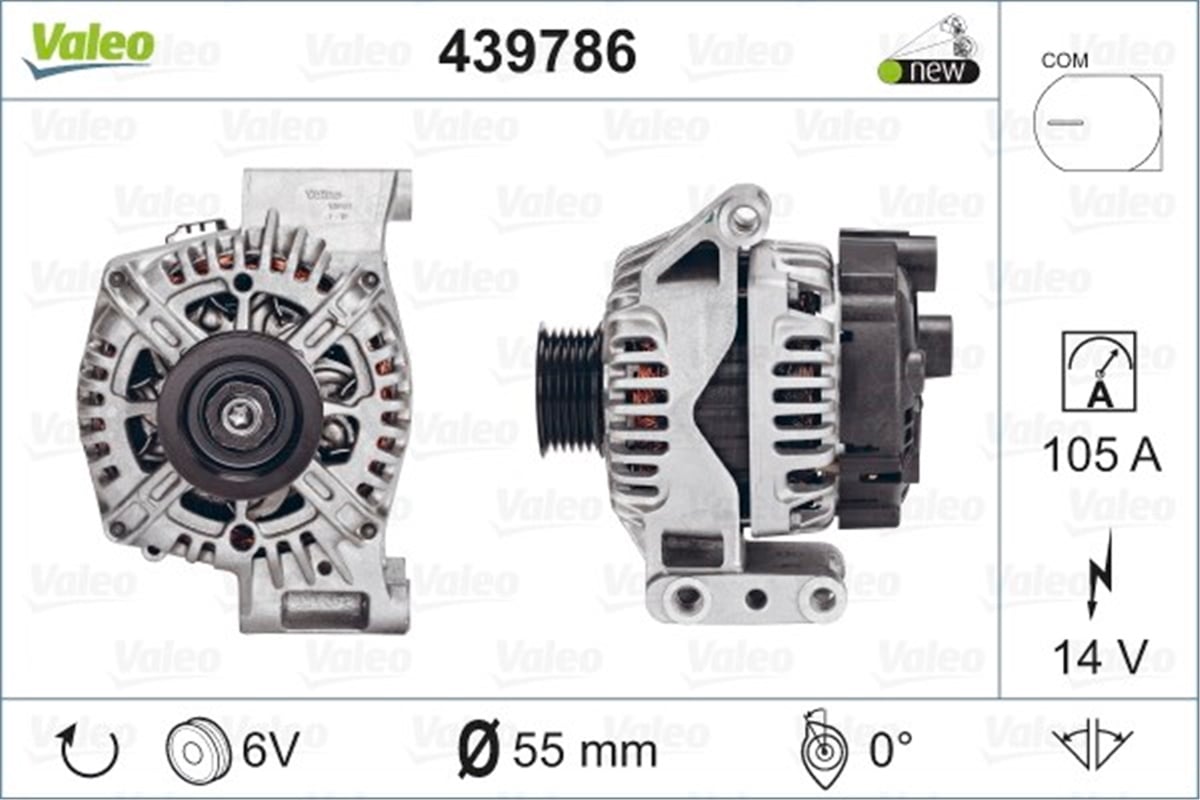 FIATALTERNATÖR FIAT VALEO 439786VALEOVALEO 439786