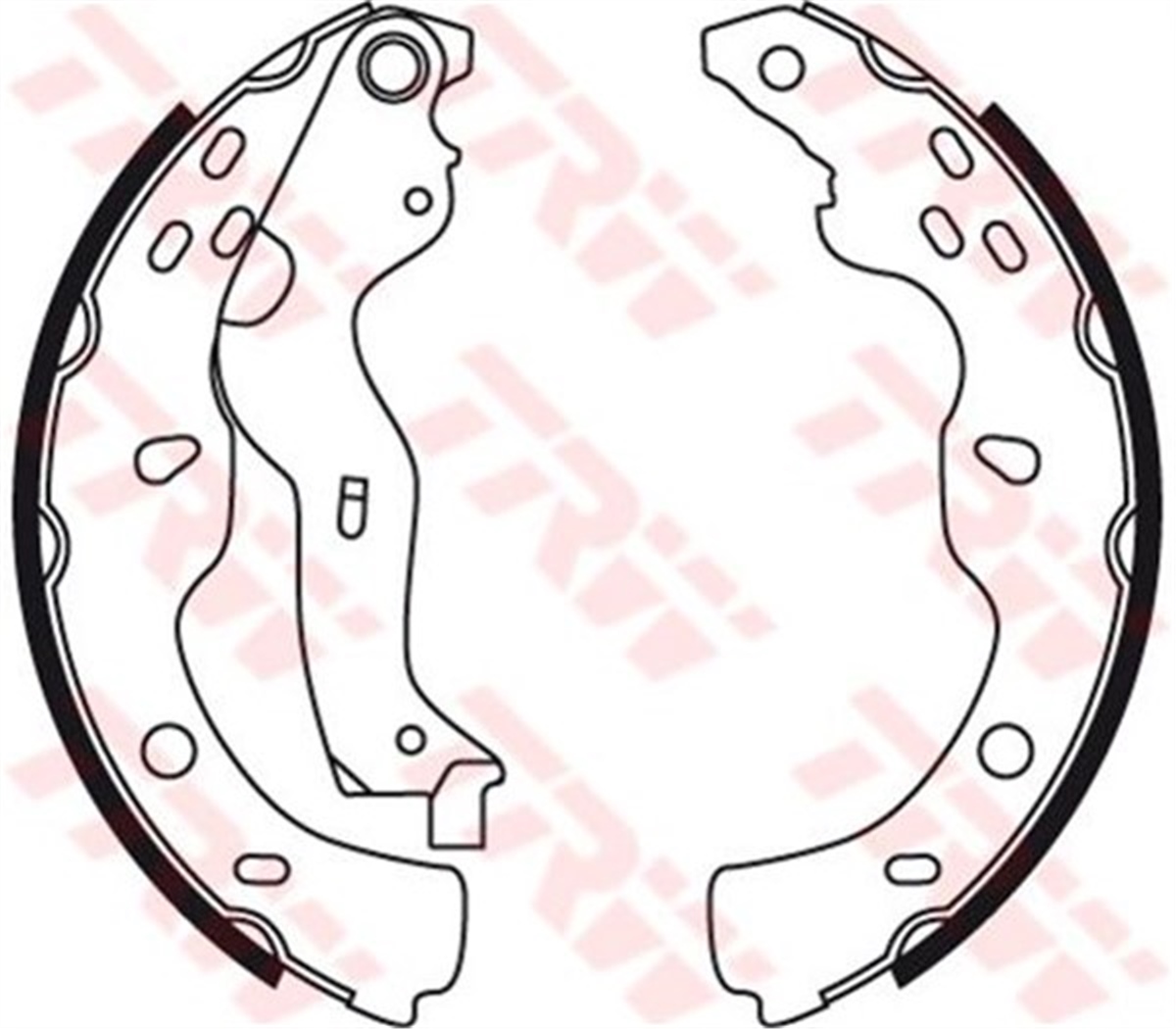 FIATARKA PABUÇ BALATA FIAT SEDICI 1.6-1.9 DMTJ 06 SUZUKI SX4 1.5-1.6 VVT-1.6 DDİS-1.9 DDİS-2.0 06 TRW GS8743TRWTRW GS8743