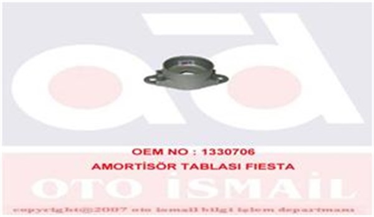 FIESTAAMORTİSÖR TABLASI FIESTA MKS 726MKSMKS 726