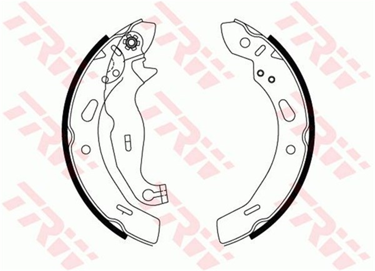FIESTAARKA PABUÇ BALATA FIESTA VI 1.25-1.4-1.6TDCİ 08 MAZDA 2 1.3 1.4 1.5 1.6MZR 08 200X32 TRW GS8814TRWTRW GS8814