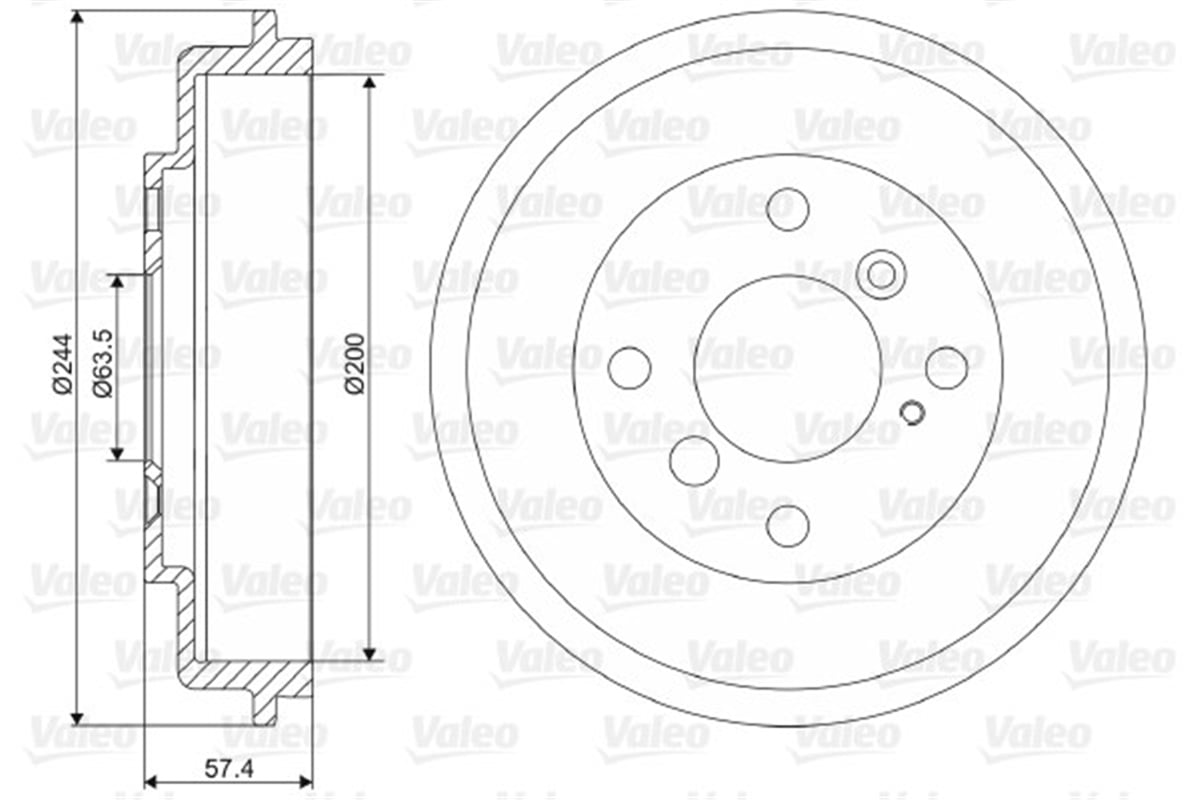 FIESTAFREN KAMPANASI FORD FIESTA VI VALEO 237090VALEOVALEO 237090