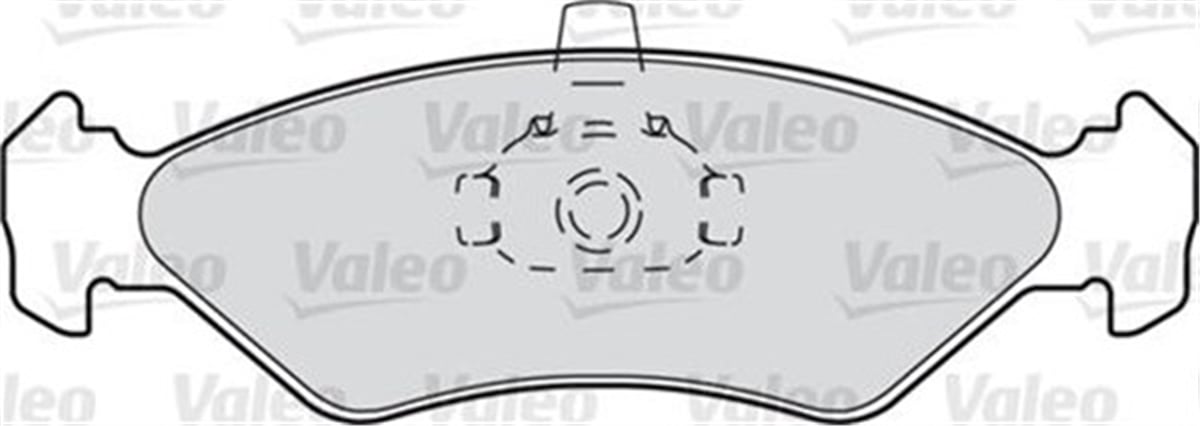 FIESTAÖN BALATA FIESTA III 89-95 KA 96-02 GDB953 VALEO 598171VALEOVALEO 598171