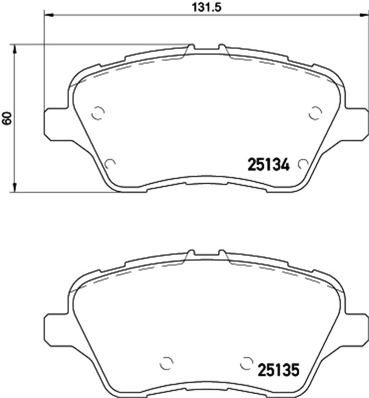 FIESTAÖN BALATA FORD FIESTA VI 1.0-1.5 TDCI-1.6 12 BMAX-COURIER 1.0-1.4-1.5 TDCI 1.6-1.6 TDCİ 12 SANGSIN SP1811SANGSINSANGSIN SP1811