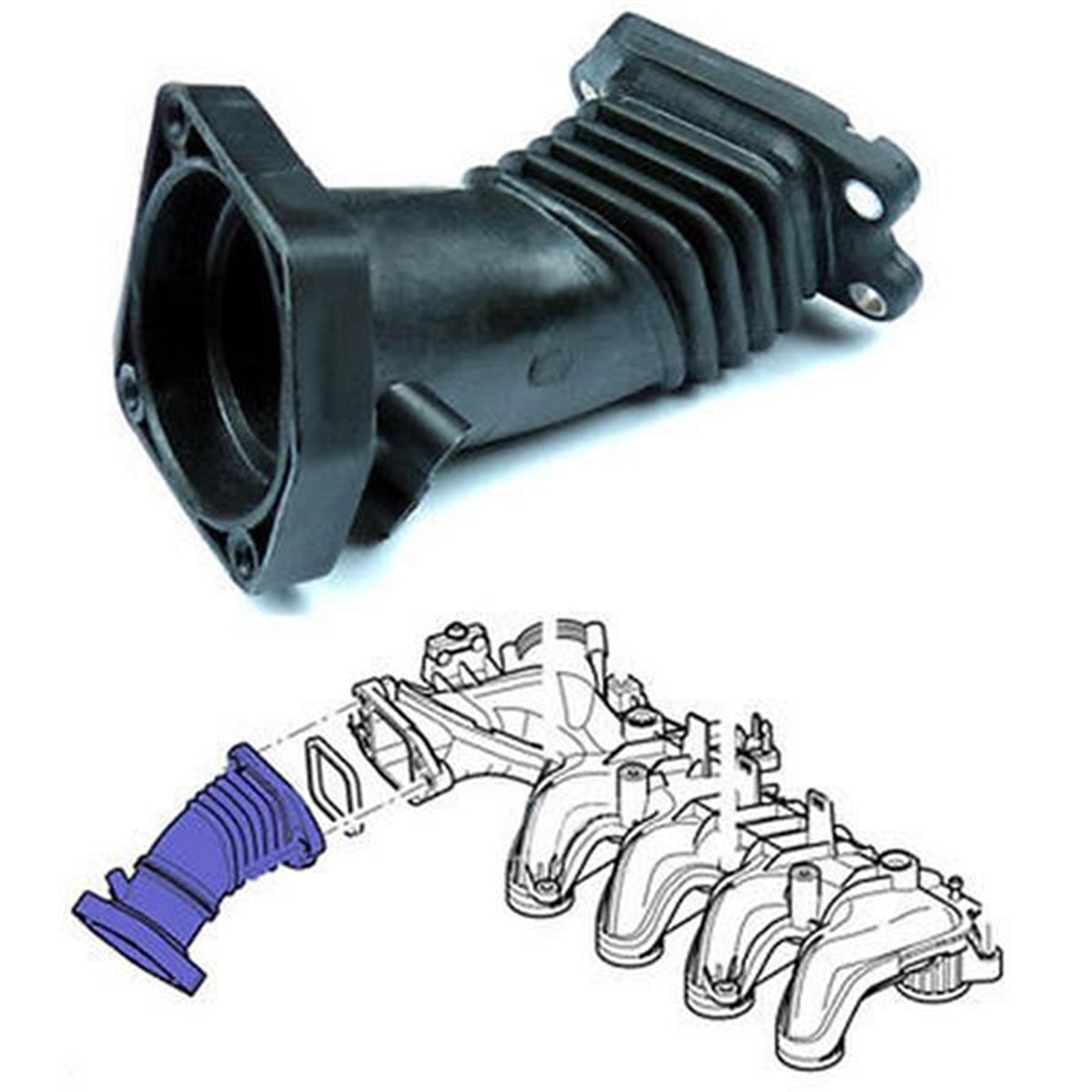 FIESTATURBO INTERCOOLER HORTUMU FIESTA 1.6 02-08 -FUSION 02-08 1.6 TDCI YTT 9701YTTYTT 9701