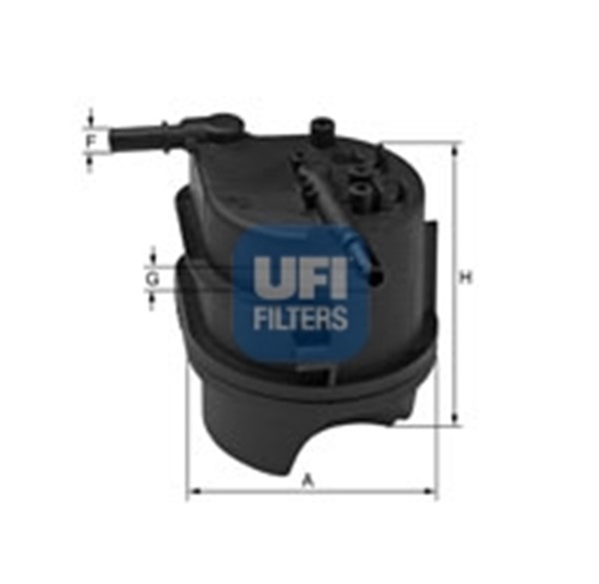 FIESTAYAKIT FİLTRESİ MÜŞÜRLÜ BIPPER-NEMO-P307-P207-P206-C3-C2 1.4 HDI-FUSION-FIESTA 1.4TDCI UFI 2434300UFIUFI 2434300