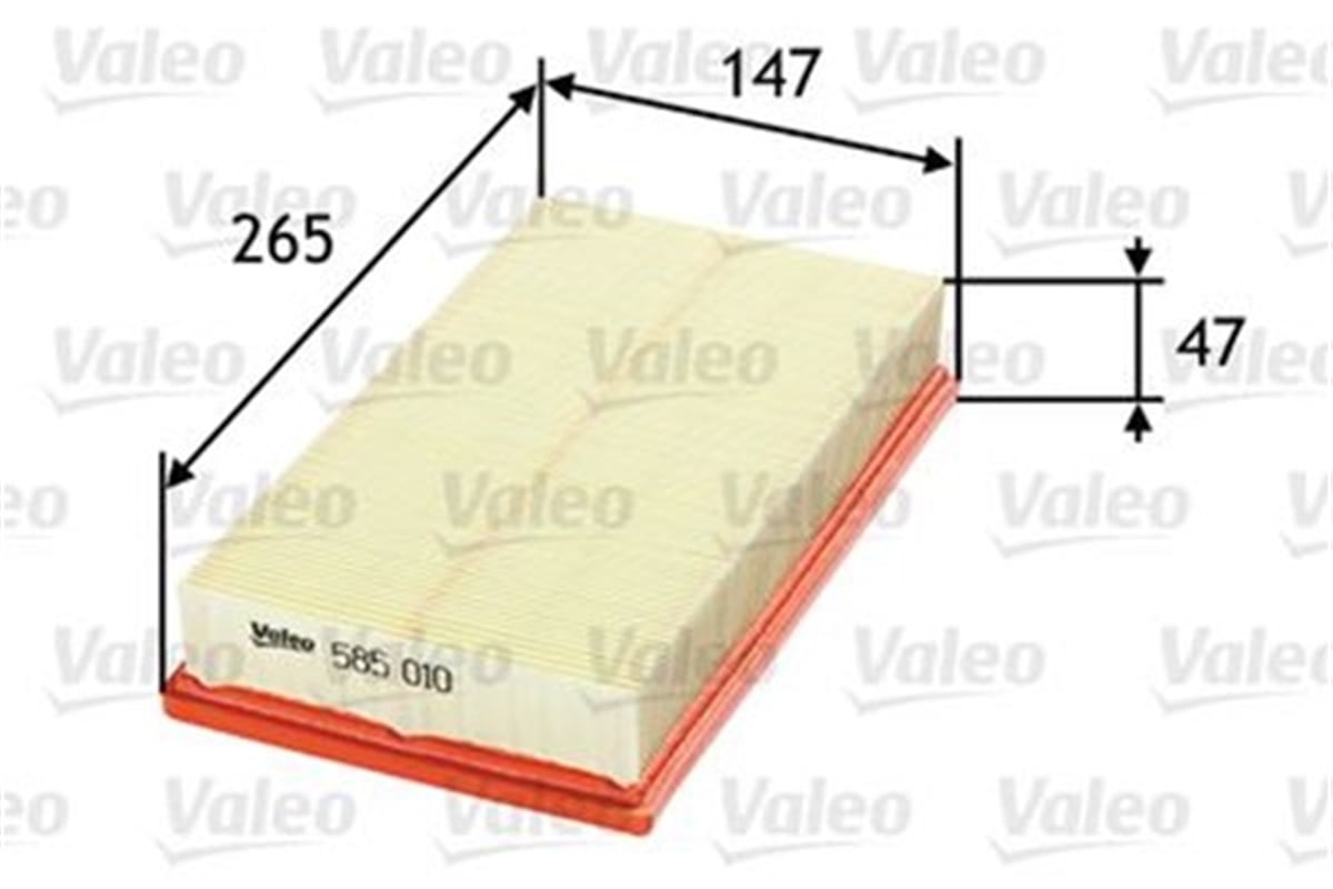 FOCUSHAVA FİLTRESİ FOCUS 1.4 16V-1.6 16V-1.8 -1.8TDCI 98-04 - CONNECT 1.8 16V-1.8TDCI 02- 0986TF0070 VALEO 585010VALEOVALEO 585010