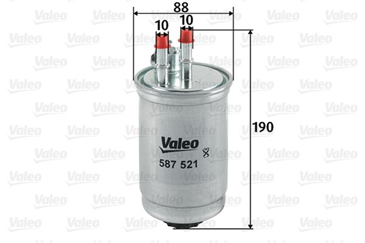 FOCUSYAKIT FİLTRESİ MAZOT FORD FOCUS I 1.8 TDDI VALEO 587521VALEOVALEO 587521