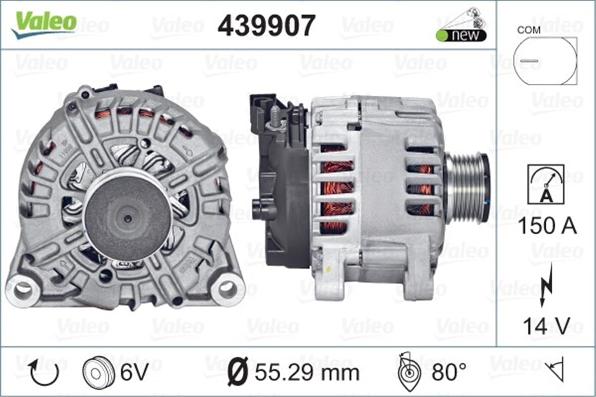 FORDALTERNATÖR FORD VALEO 439907VALEOVALEO 439907