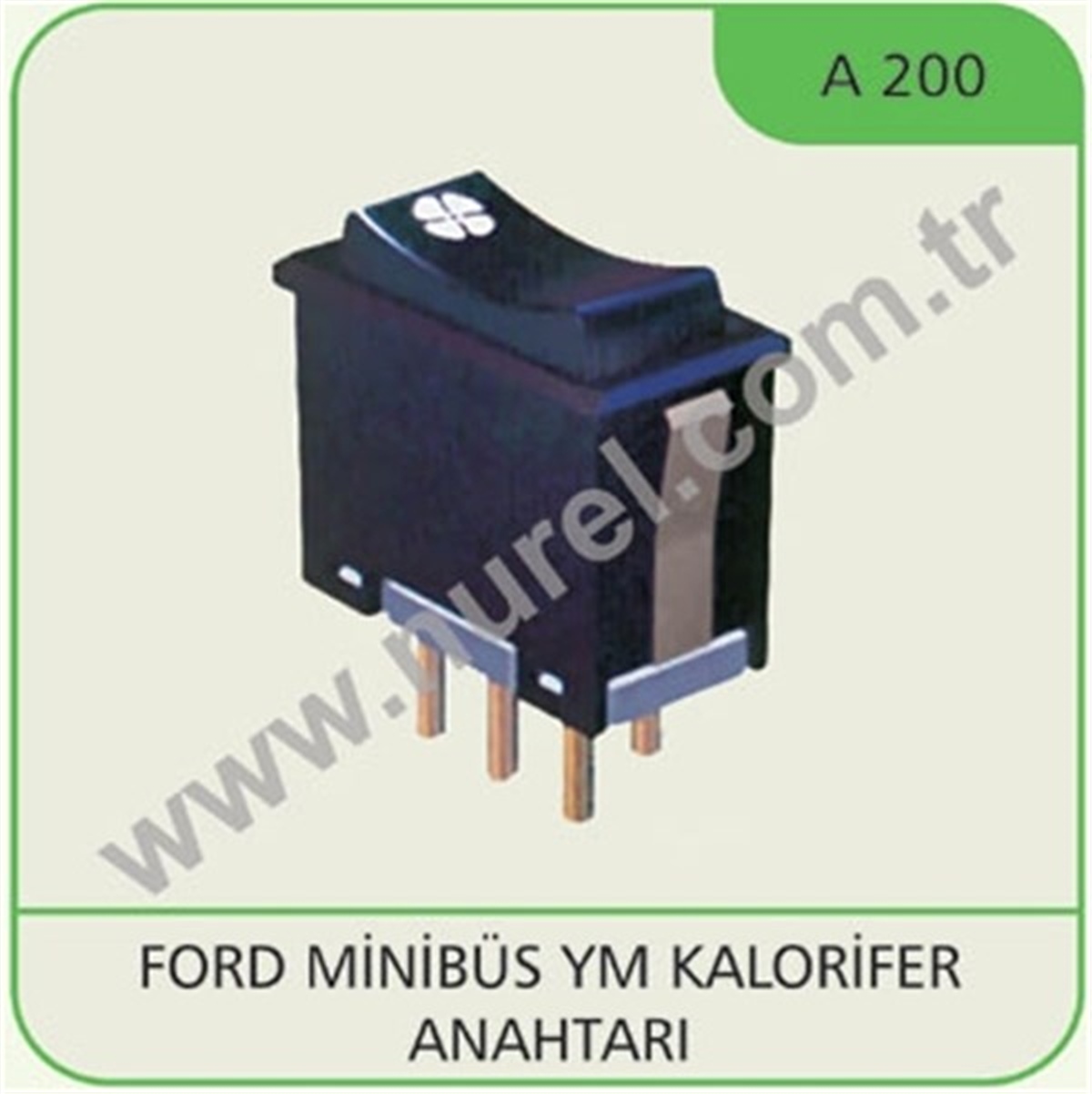 FORDKALORİFER ANAHTARI FORD MİNİBÜS YM NUREL A200NURELNUREL A200