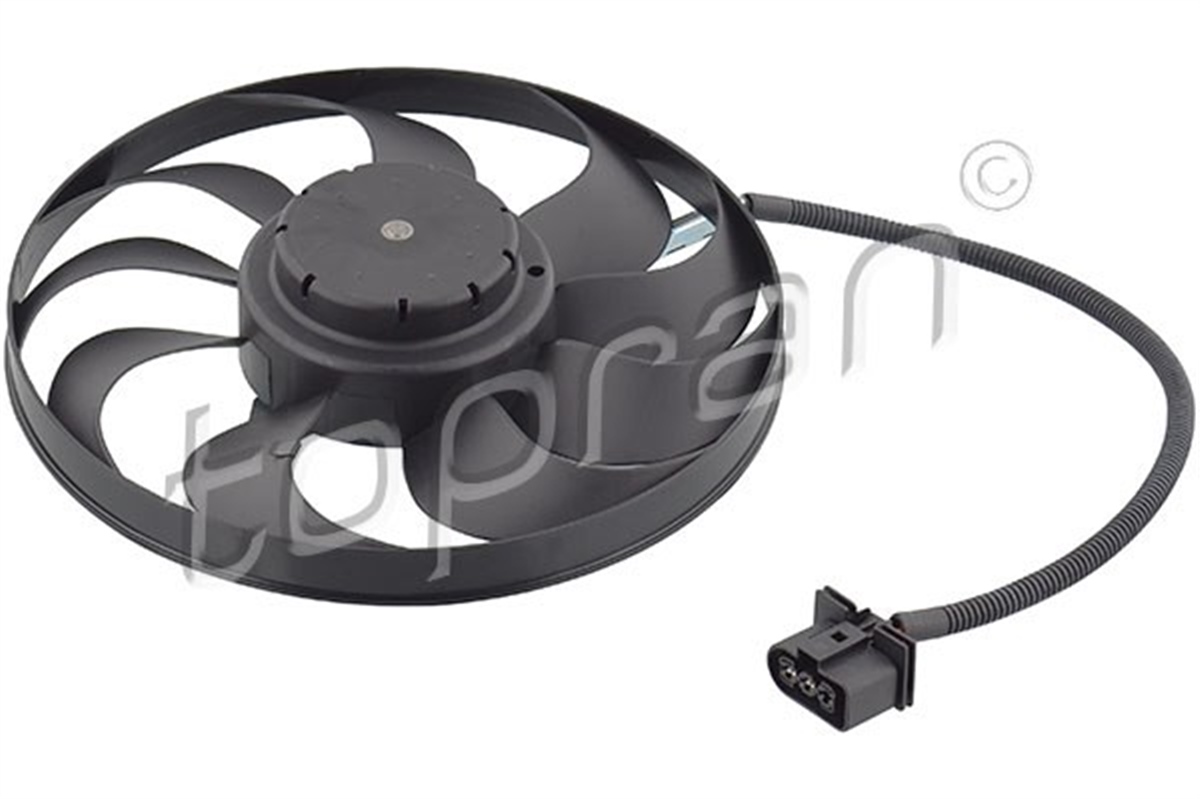 GOLFFAN MOTORU DAVLUMBAZLI SEAT LEON-TOLEDO II-SKODA OCTAVIA-VW BORA-GOLF IV 100-60W-292MM TOPRAN 111449755TOPRANTOPRAN 111449755
