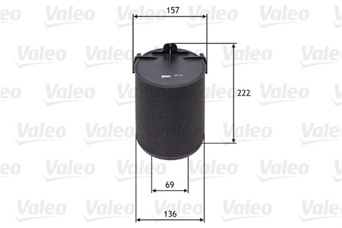 GOLFHAVA FİLTRESİ VOLKSWAGEN GOLF V 1.4 TSI VALEO 585742VALEOVALEO 585742