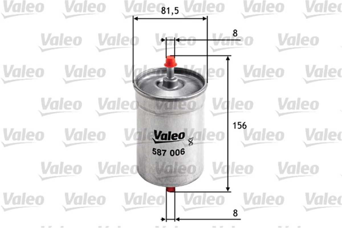 GOLFYAKIT FİLTRESİ BENZİN VOLKSWAGEN GOLF III 1.4 VALEO 587006VALEOVALEO 587006