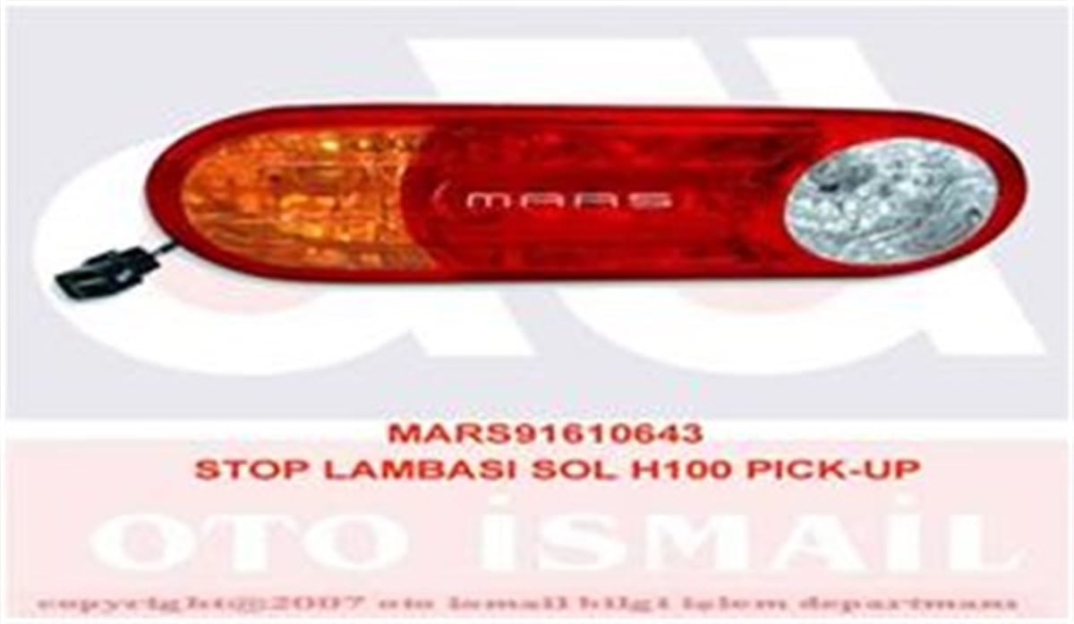 H100STOP LAMBASI SOL H100 PICK-UP MARS 610643MARS-MARS 610643