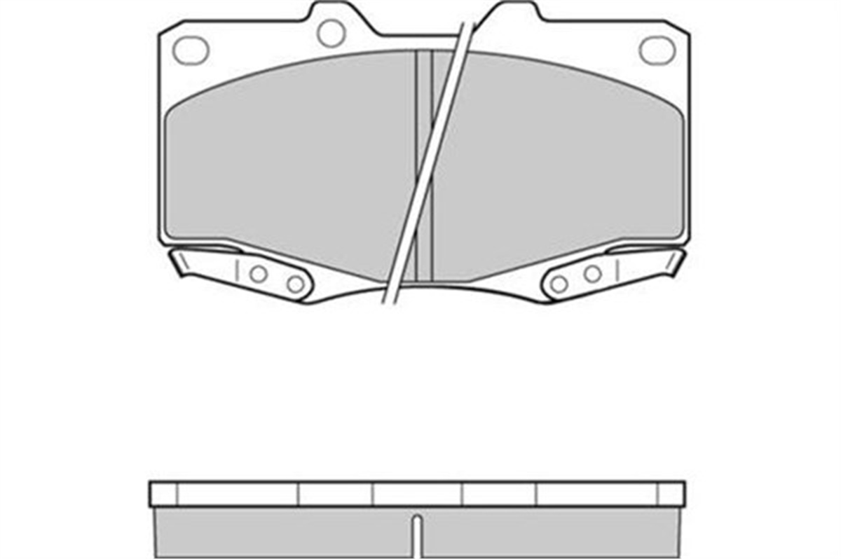HILUXÖN BALATA TOYOTA HILUX PICKUP 2.5D 2.5D-4D 3.0D-4D 01 07 MARELLI 323700011500MARELLIMARELLI 323700011500