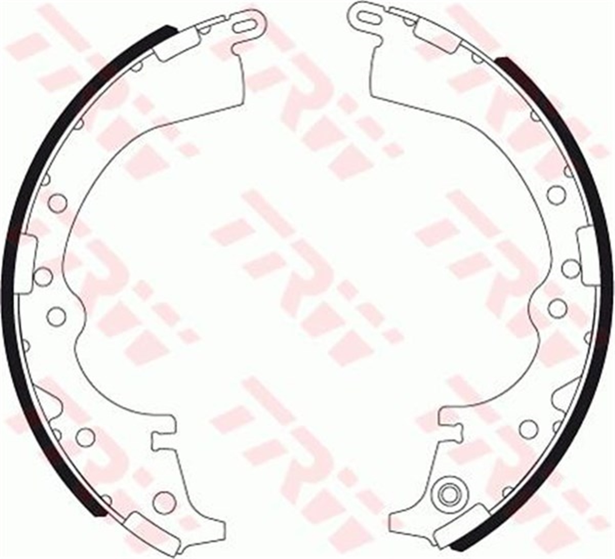 HILUXPABUÇLU FREN BALATASI ARKA FORTUNER 2004 HILUX II 2001-2005-HILUX III 2005 KIJANG INNOVA 2003 TRW GS7333TRWTRW GS7333