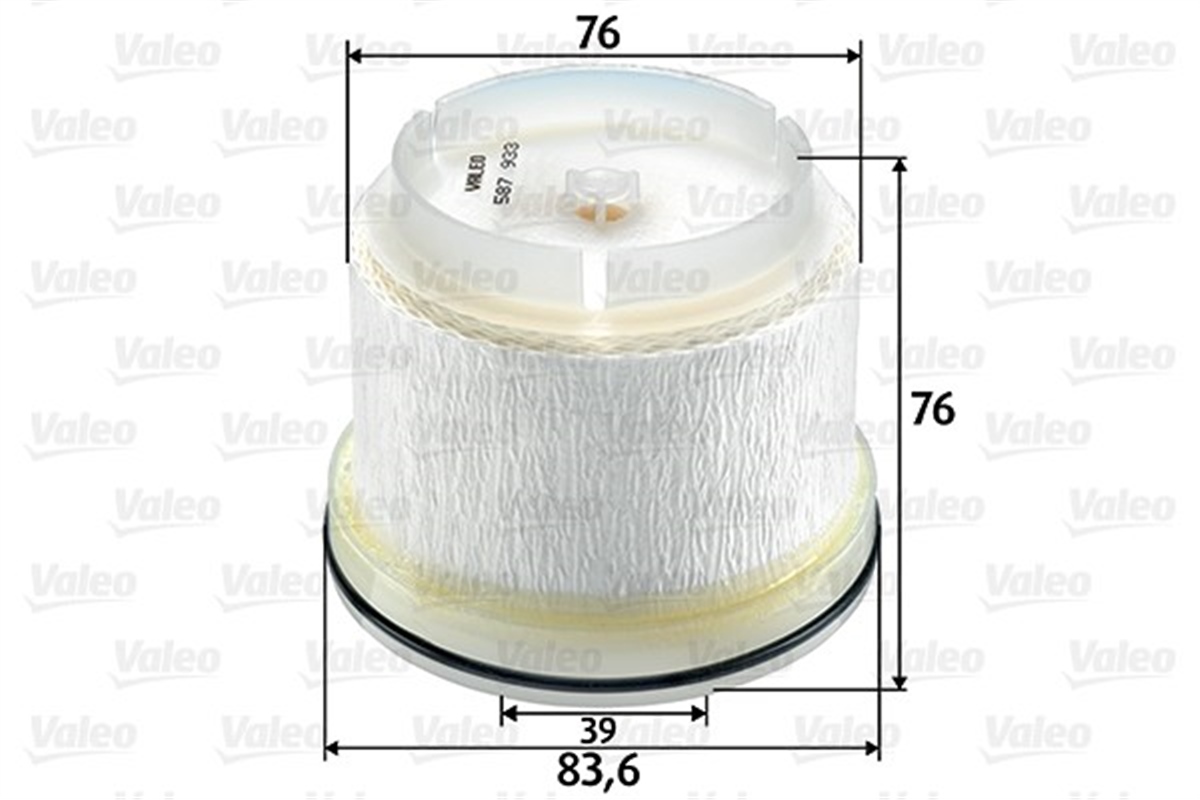 HILUXYAKIT FİLTRESİ MAZOT TOYOTA HILUX 2.5-LEXUS IS 200D VALEO 587933VALEOVALEO 587933