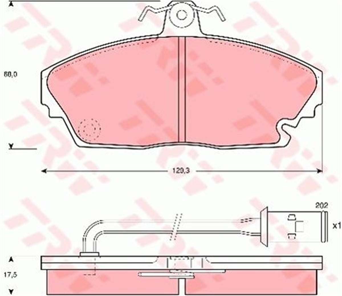 HONDAÖN BALATA HONDA LEGEND 2.5İ 86-88 ROVER 800 88-91 GDB479 TRW GDB479TRWTRW GDB479