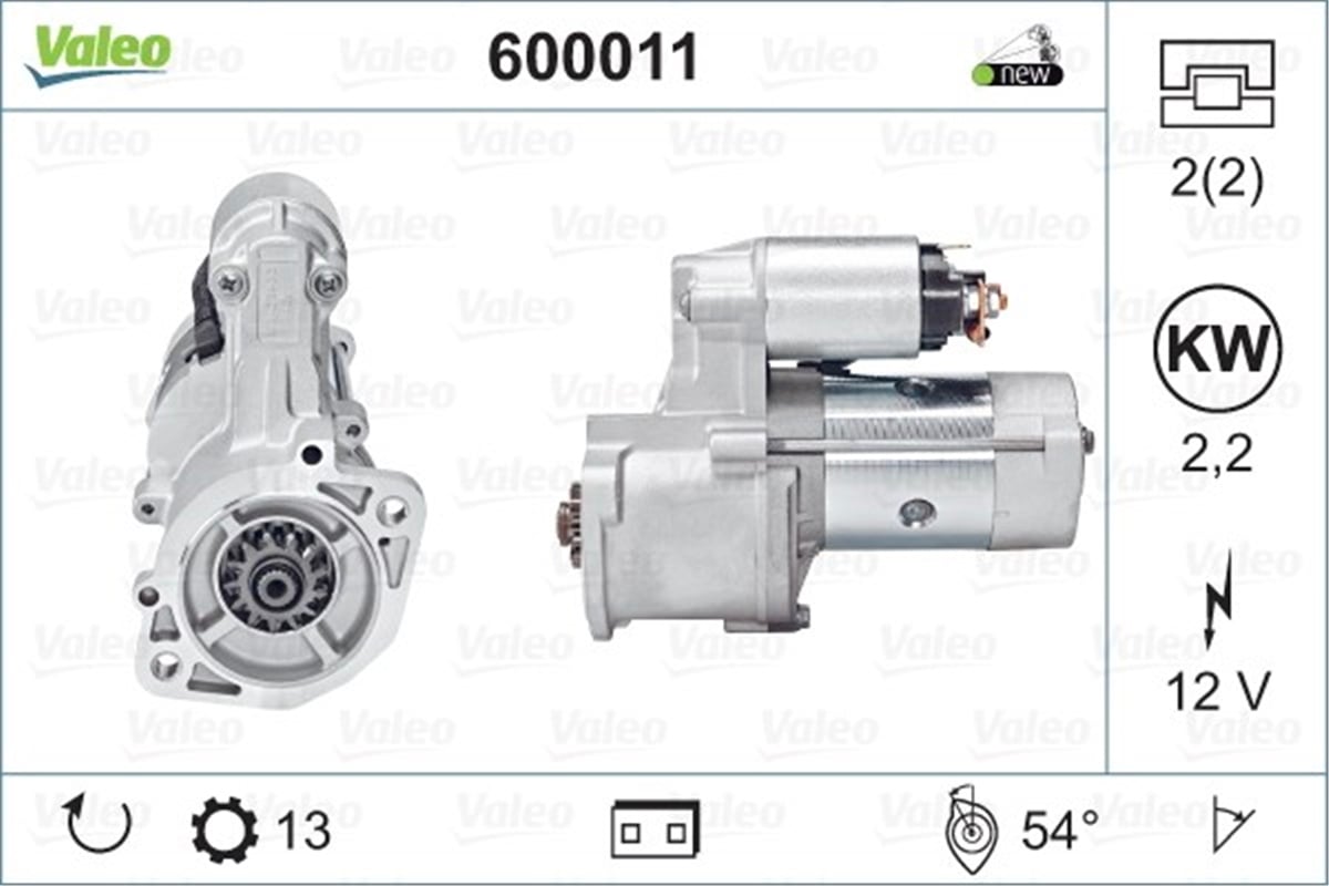 HYUNDAIMARŞ MOTORU HYUNDAI GALLOPER VALEO 600011VALEOVALEO 600011