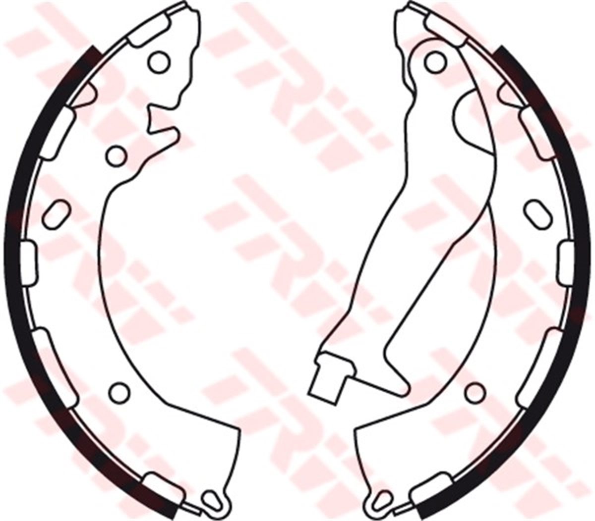 İ10ARKA PABUÇ BALATA HYUNDAI İ10 11 İ20 1.1CRDİ 1.2 1.4 CRDİ 1.6 CRDİ 08 KIA RIO 1.2 1.4 203X32 TRW GS8785TRWTRW GS8785