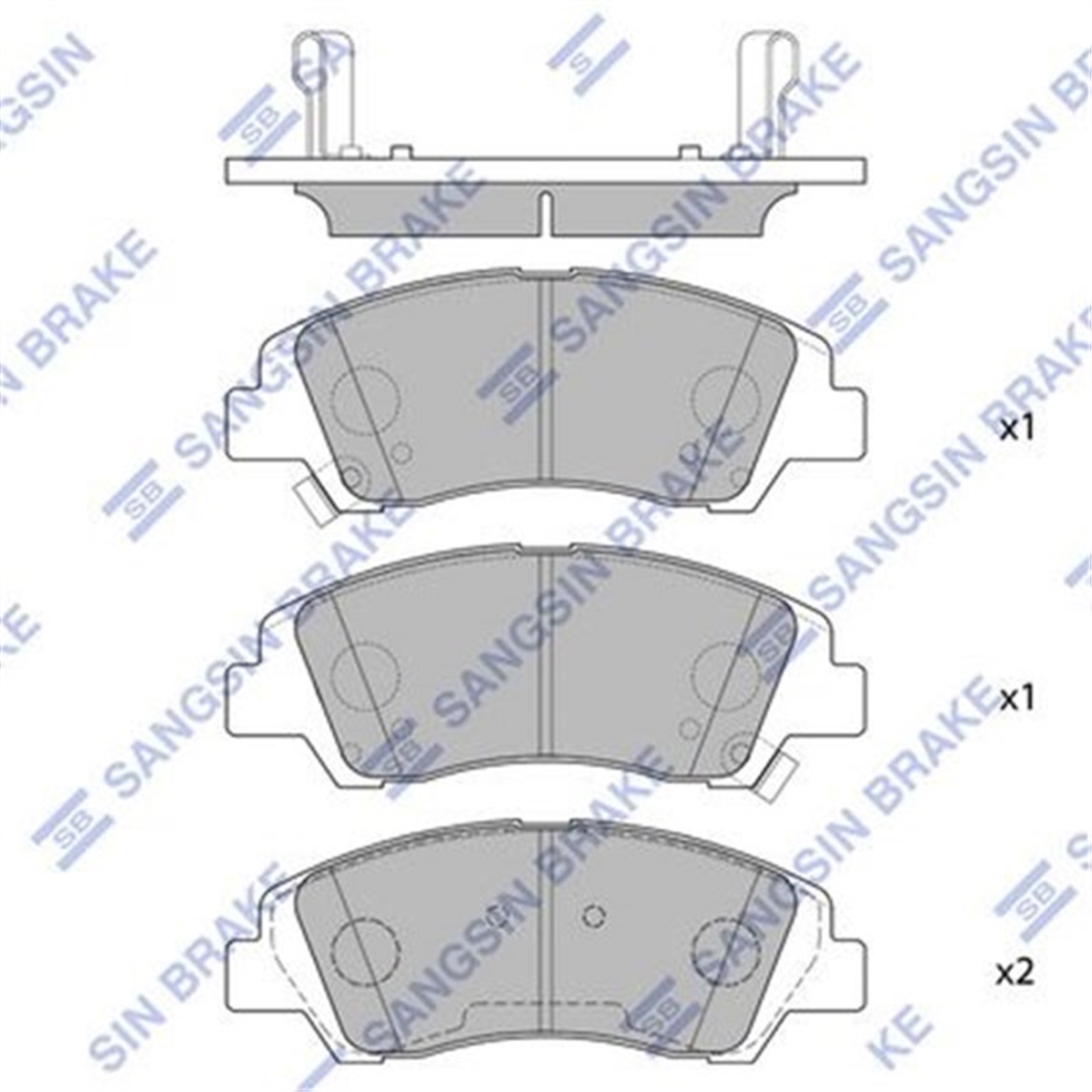 İ10ÖN BALATA HYUNDAI İ10 1.0-1.2 13 SANGSIN SP1719SANGSINSANGSIN SP1719