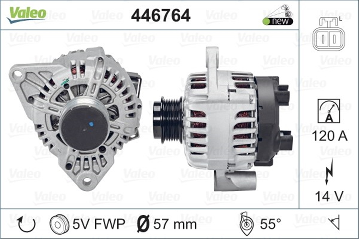 İ20ALTERNATÖR HYUNDAI İ20-KIA CEED-SOUL VALEO 446764VALEOVALEO 446764