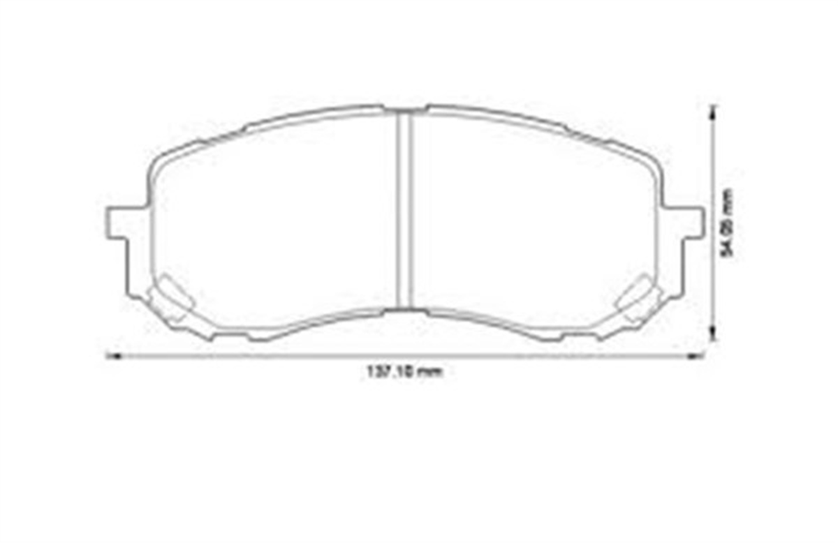 IMPREZAÖN BALATA SUBARU IMPREZA 1.6AWD 00 1.5 AWD 06 1.5 1.5F 08 MARELLI 323700035200MARELLIMARELLI 323700035200