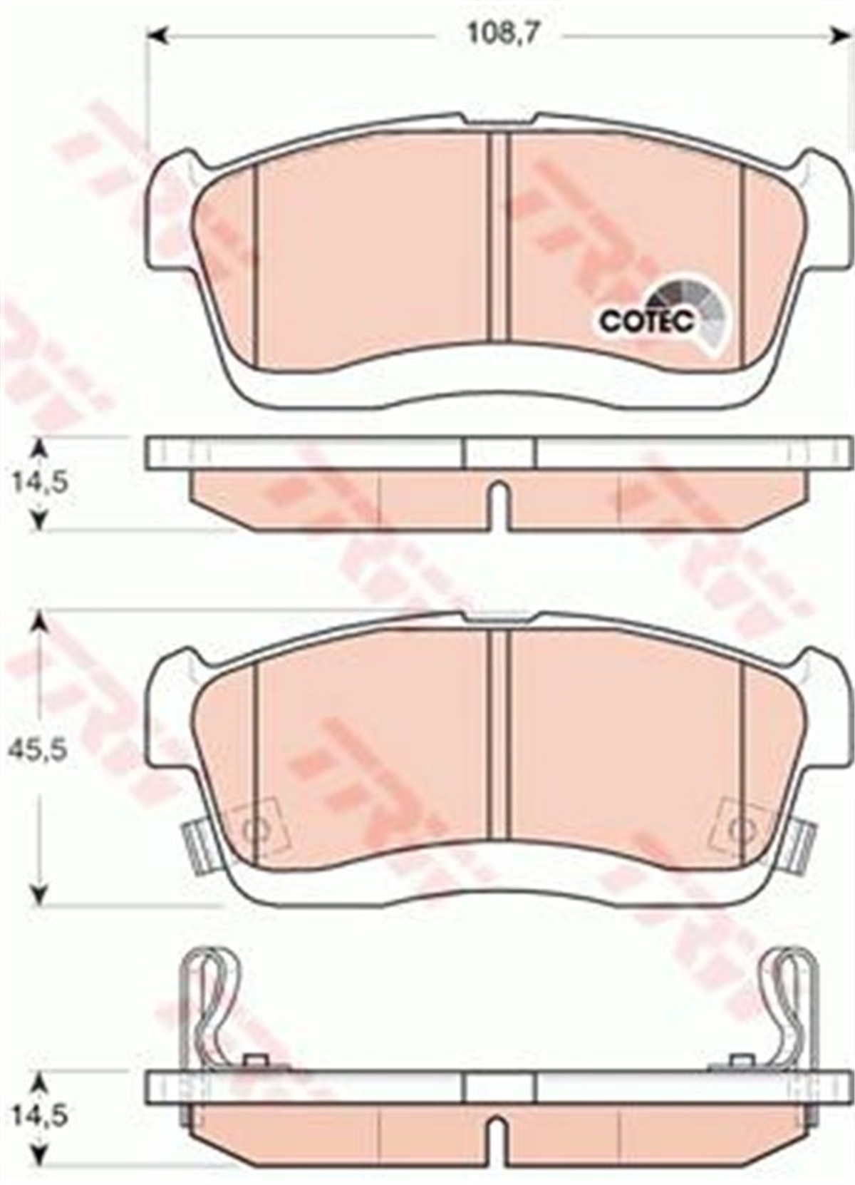 JUSTYÖN BALATA COURE VI 03 SIRION 05 JUSTY IV 07 TRW GDB3430TRWTRW GDB3430