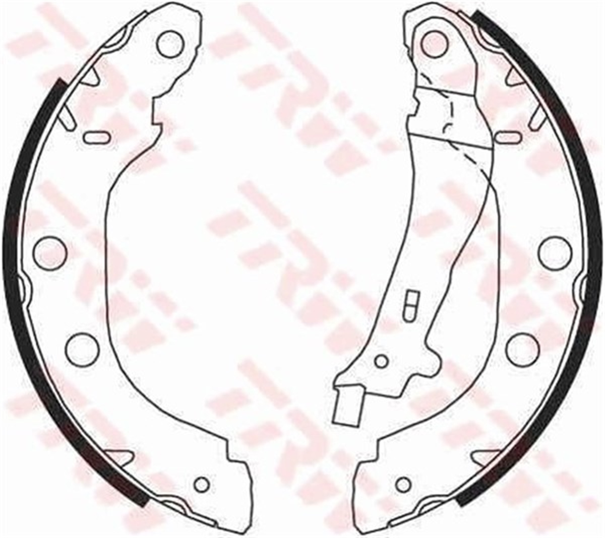KANGOOARKA PABUÇ BALATA KANGOO 1.2 1.5DCİ 1.6 1.9 97 05 NISSAN PRIMERA 1.6 1.8 2.0TD 96-01 228X42 TRW GS8655TRWTRW GS8655