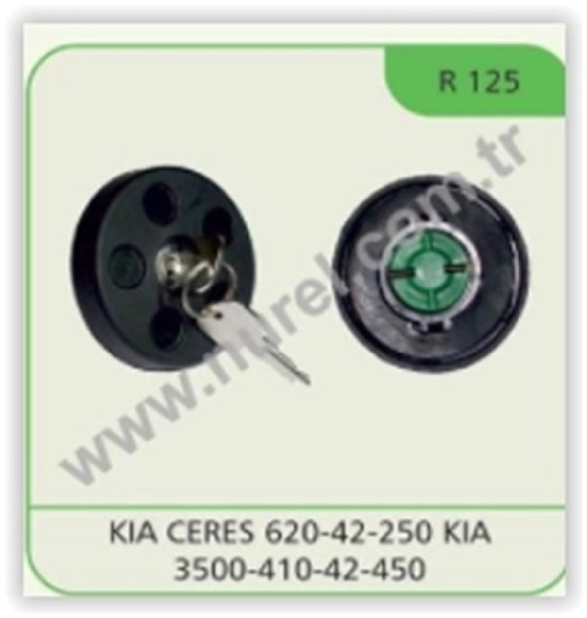 KIADEPO KAPAĞI KİLİTLİ KIA CERES 620-42-250 - 3500-410-42450 NUREL R125NURELNUREL R125