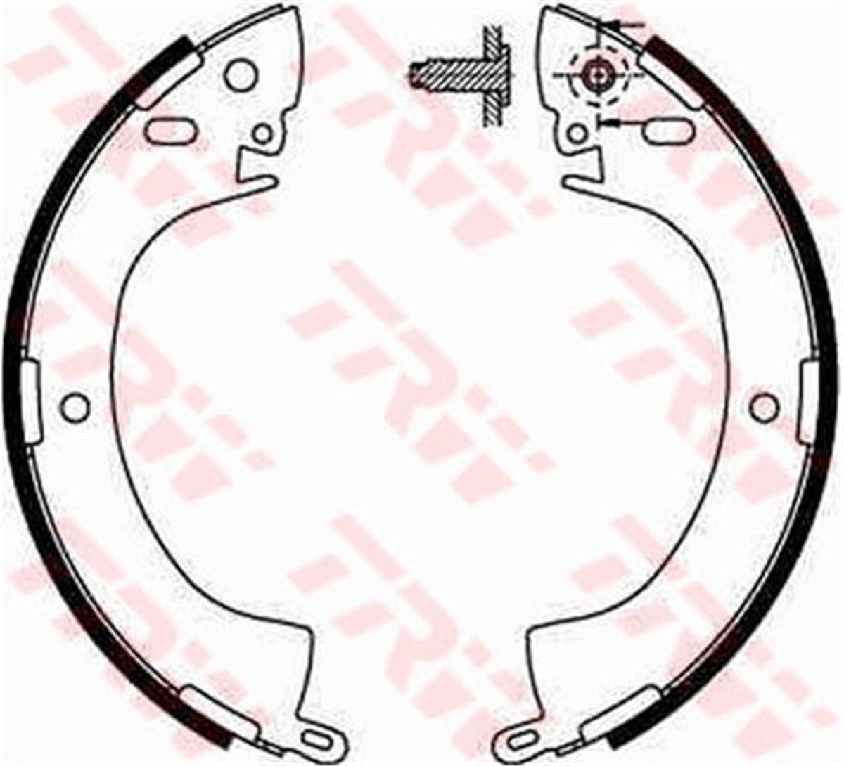 L200ARKA PABUÇ BALATA L200 2.5D TD 86-96 L300 2.0 2.3D 2.4 2.5D 89 96 PAJERO 88-00 254X51 TRW GS8185TRWTRW GS8185