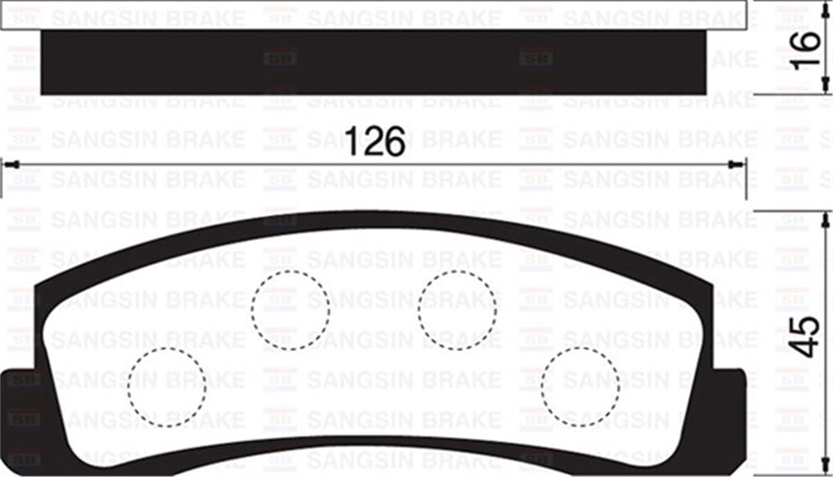 LADAÖN BALATA DİSK LADA NIVA 95 GDB265 SANGSIN SP1168SANGSINSANGSIN SP1168