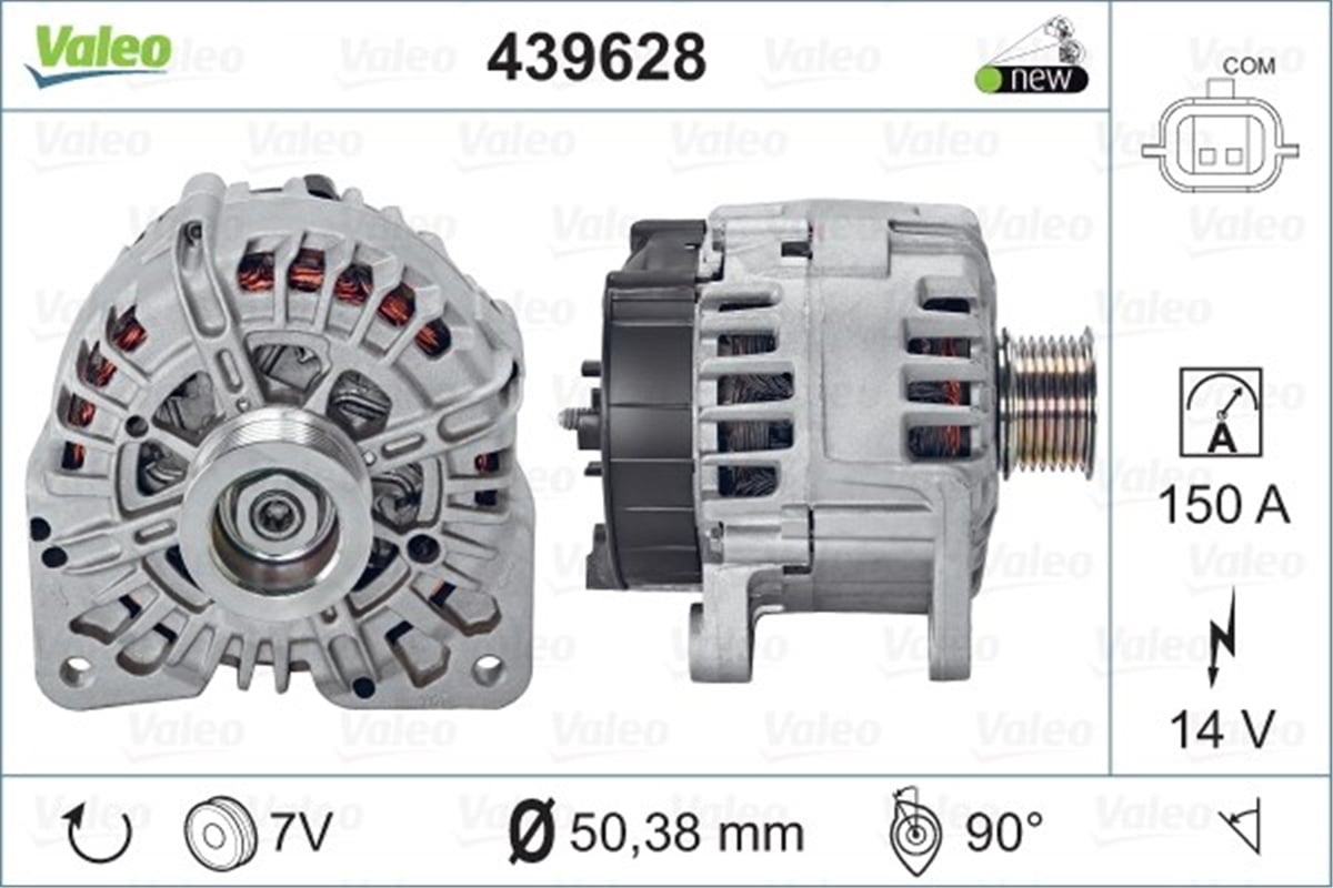 LAGUNAALTERNATÖR RENAULT LAGUNA III VALEO 439628VALEOVALEO 439628