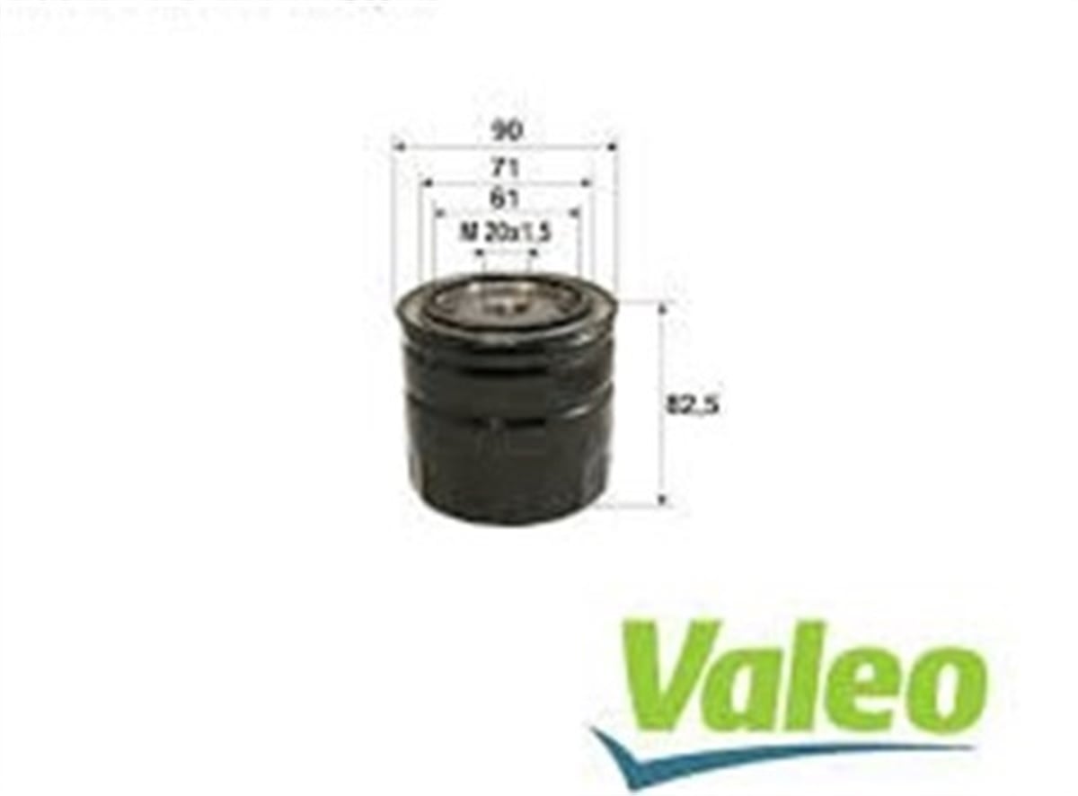 LANCERYAĞ FİLTRESİ MITSUBISHI LANCER V 1.3 VALEO 586016VALEOVALEO 586016