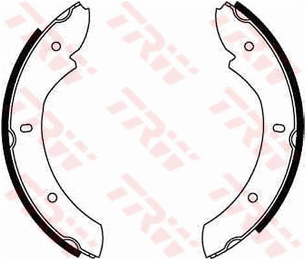 LAND ROVERARKA PAPUÇ BALATA LAND ROVER DEFENDER 83-90 TRW GS6236TRWTRW GS6236