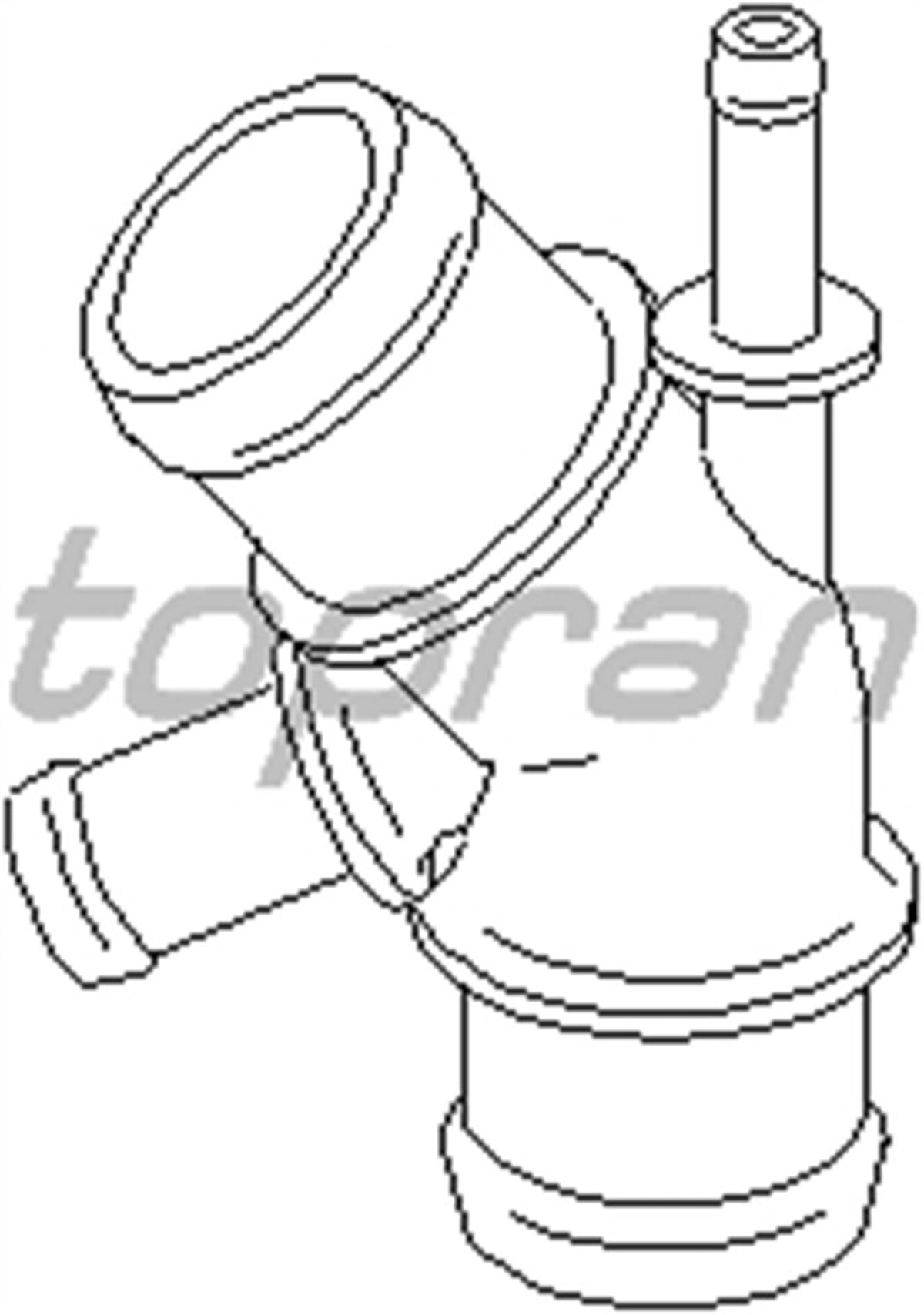 LEONTERMOSTAT YUVASI FLANŞI BORA 98-05 -GOLF IV 97-05 -A3 96-03 -LEON 99-06 -TOLEDO 99-06 -OCTAVIA TOPRAN 108877755TOPRANTOPRAN 108877755