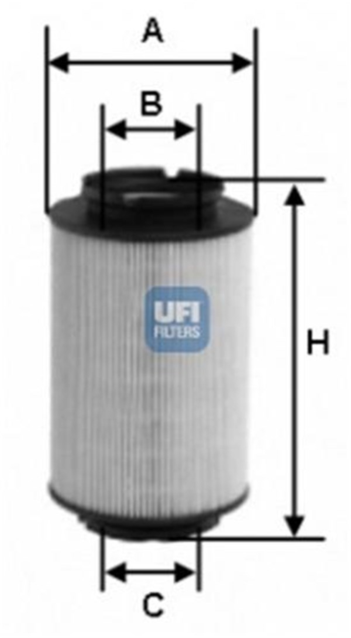 LEONYAKIT FİLTRESİ CADDY 04- -GOLF 03- -JETTA 05-10 -OCTAVIA 04-10 -TOURAN 03-10 -LEON 05- 2.0 1.9 TDI UFI 2601400UFIUFI 2601400
