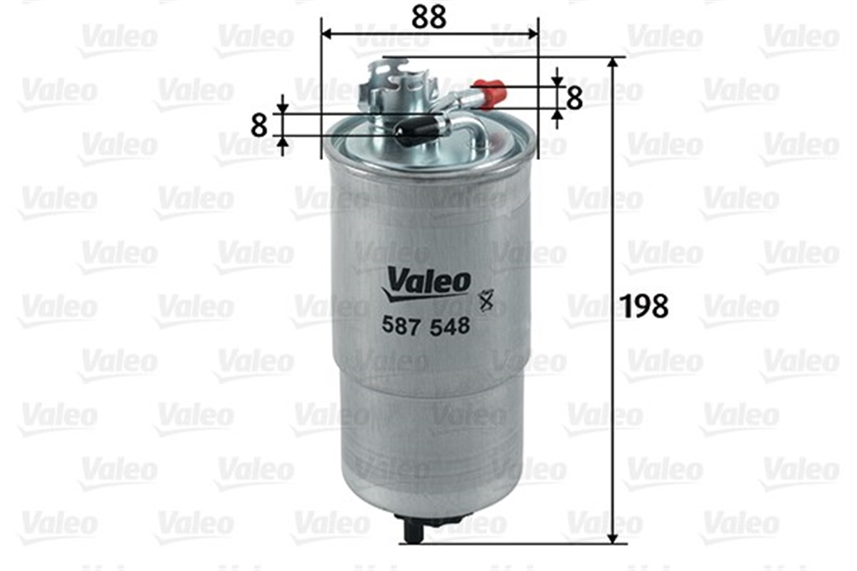 LEONYAKIT FİLTRESİ MAZOT SEAT LEON 1.9 TDI VALEO 587548VALEOVALEO 587548