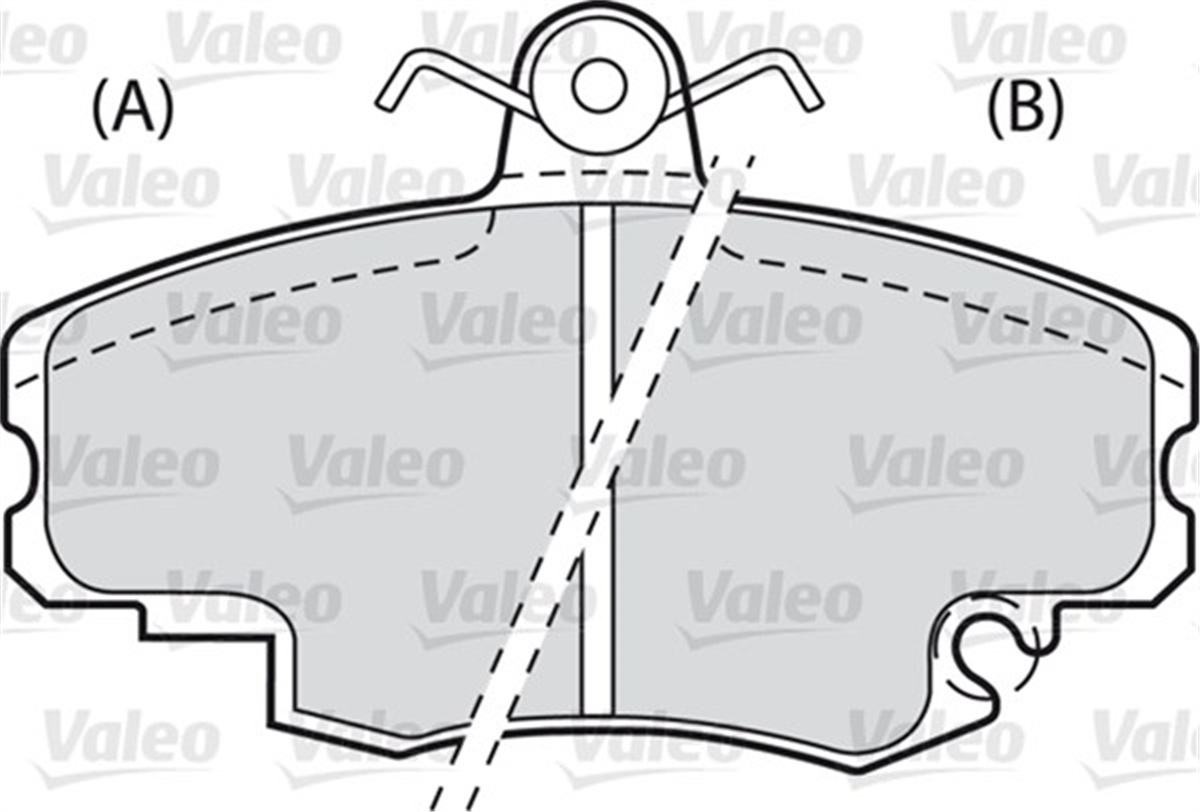 LOGANÖN BALATA DACIA LOGAN-SANDERO 1.4-1.6-1.5 DCI 08 TWINGO 1.5 DCI 07 VALEO 598002VALEOVALEO 598002