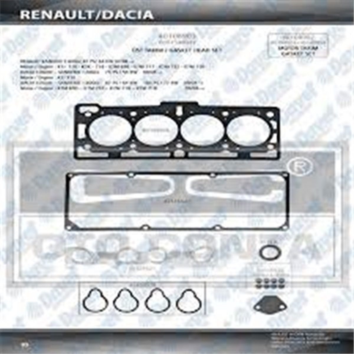 LOGANÜST TAKIM CONTASI DACIA LOGAN 1.4-1.6 8V K7J 710- K7M 690 SKT KEÇELİ SUBAP LASTİKLİ OTOCONTA 40108903SOTOCONTAOTOCONTA 40108903S