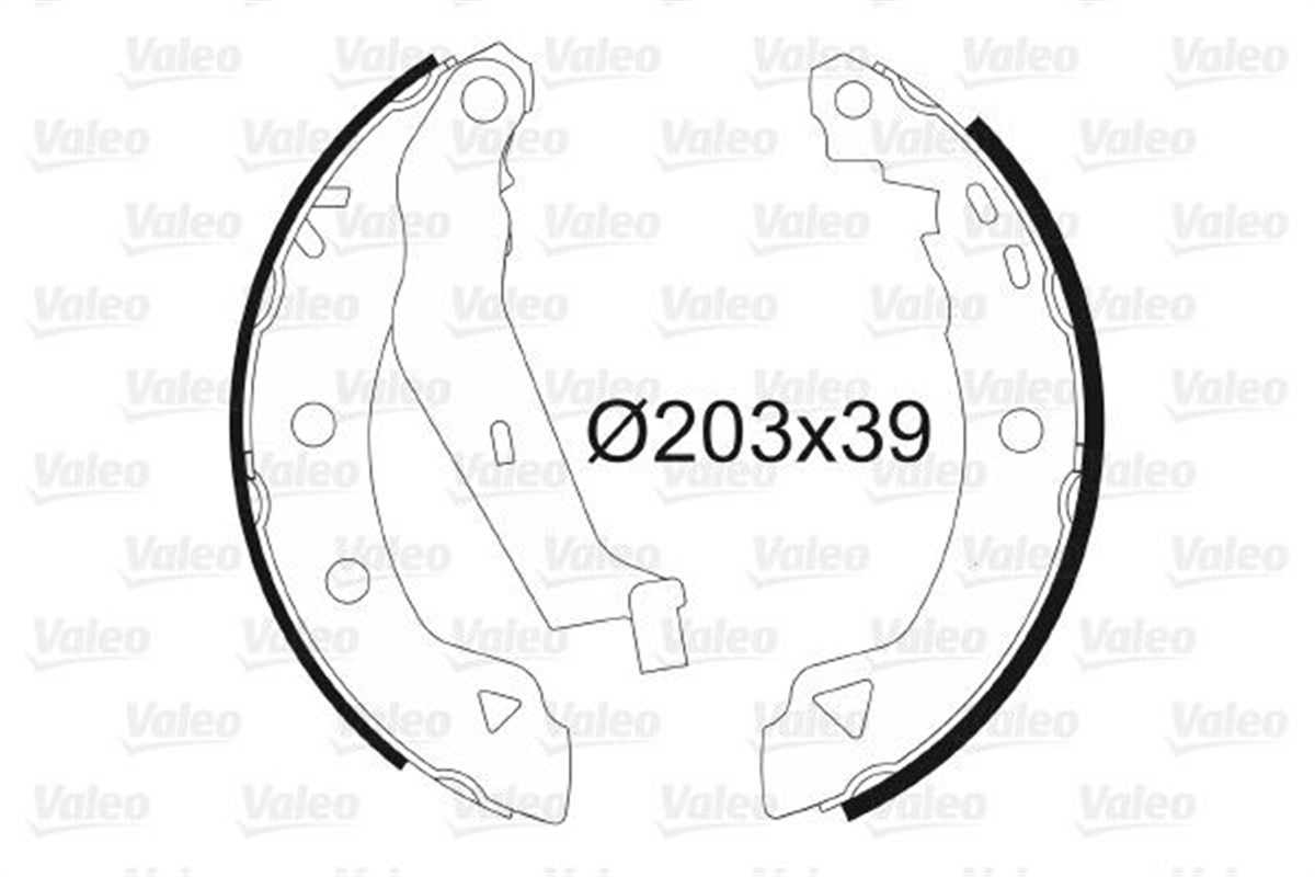 MAREAARKA PABUÇ BALATA R19-EXP-BRAVA-BRAVO-MAREA VALEO 562041VALEOVALEO 562041