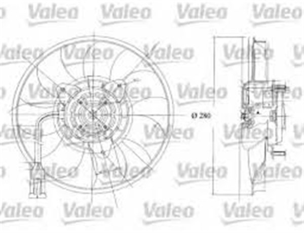 MASTERFAN MOTORU MASTER II 98-01 VALEO 698350VALEOVALEO 698350