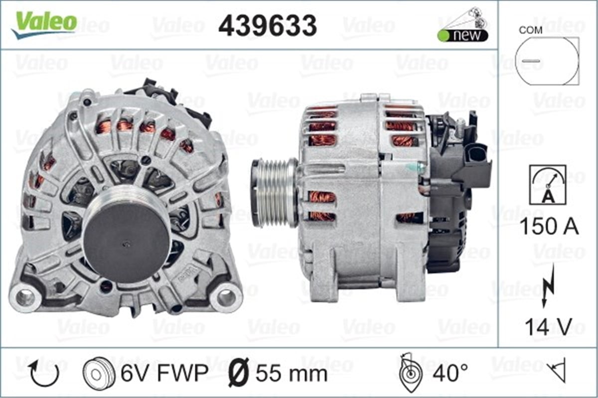 MAZDAALTERNATÖR MAZDA II VALEO 439633VALEOVALEO 439633
