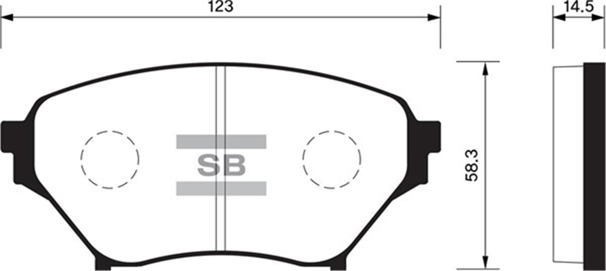 MAZDAÖN BALATA MAZDA MX5 1.6 1.8I16V 2.0 00 05 GDB3401 597464 SANGSIN SP1524SANGSINSANGSIN SP1524