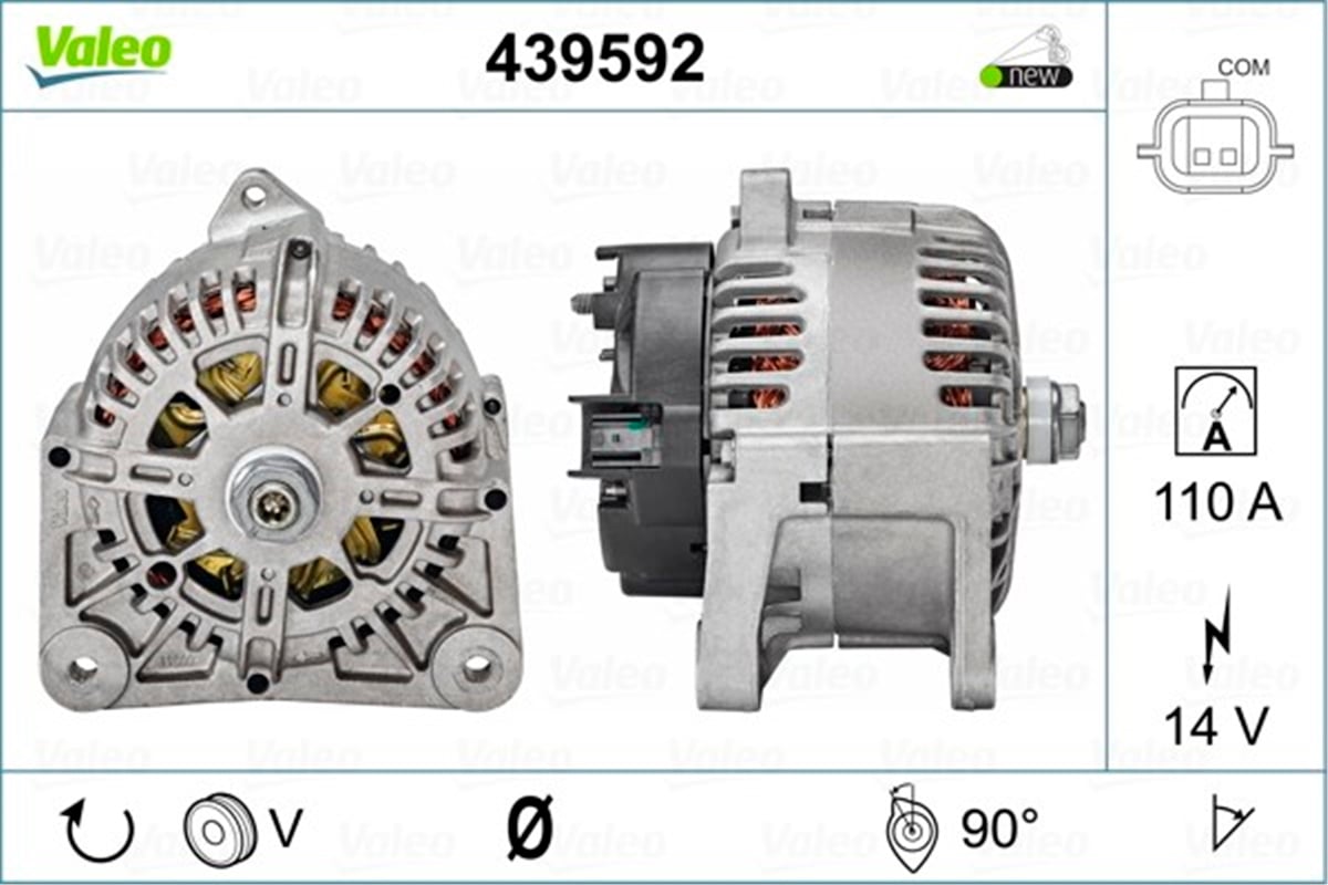 MEGANEALTERNATÖR RENAULT MEGANE II VALEO 439592VALEOVALEO 439592