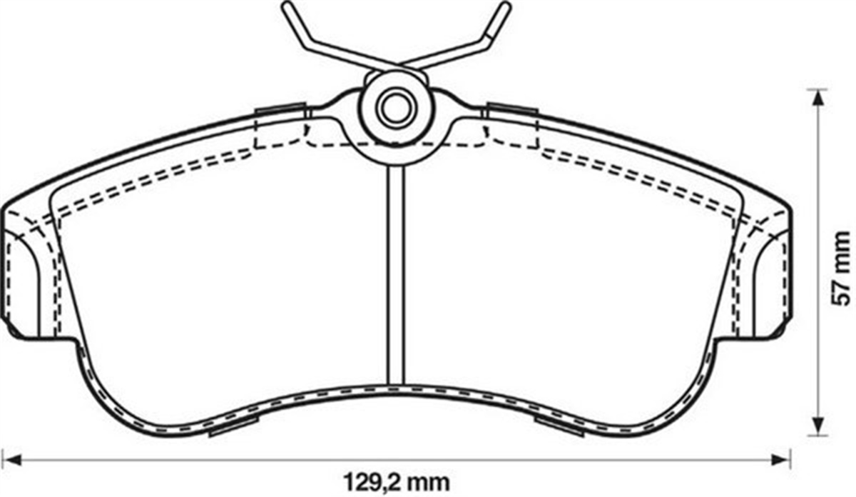 MEGANEÖN BALATA MEGANE III-SCENIC III 09 FLUENCE-DUSTER 10 LODGY 12 1.6 16V-2.0 16V-1.5 DCI 410605961R-440603905R MARELLI 323700042200MARELLIMARELLI 323700042200