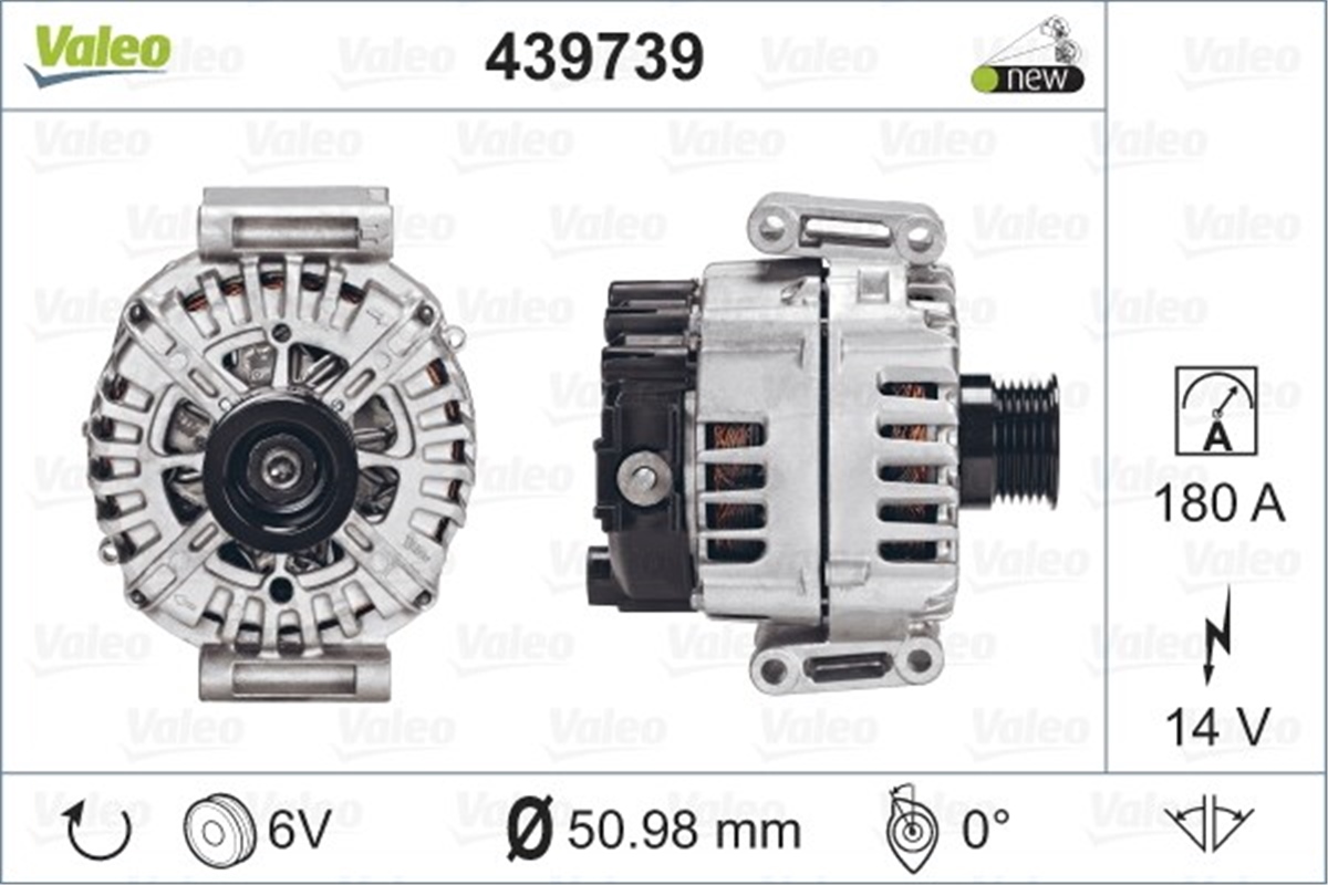 MERCEDESALTERNATÖR MERCEDES ML350 3.5L 12-14 VALEO 439739VALEOVALEO 439739