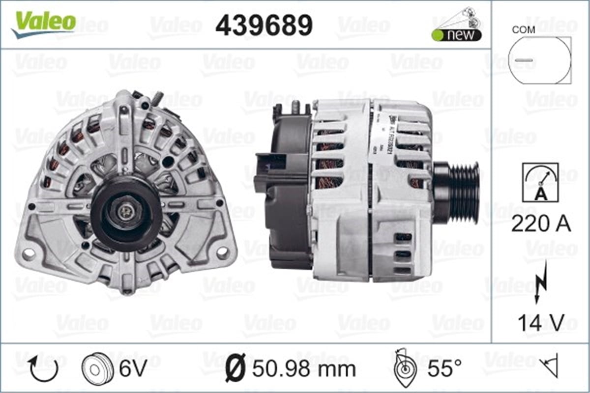 MERCEDESALTERNATÖR MERCEDES VALEO 439689VALEOVALEO 439689