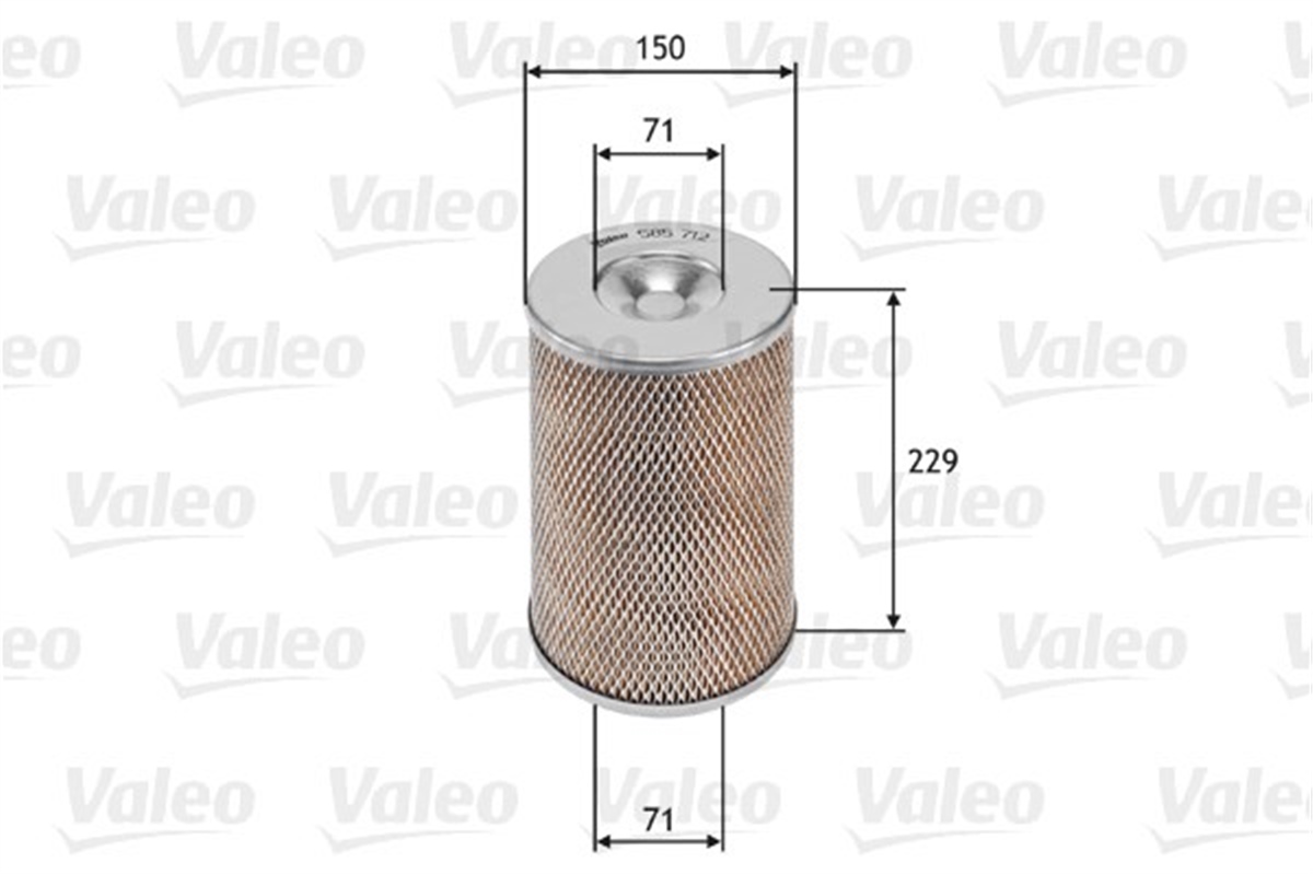 MERCEDESHAVA FİLTRESİ MERCEDES G CLASS W460 300 GD-290 GD VALEO 585712VALEOVALEO 585712