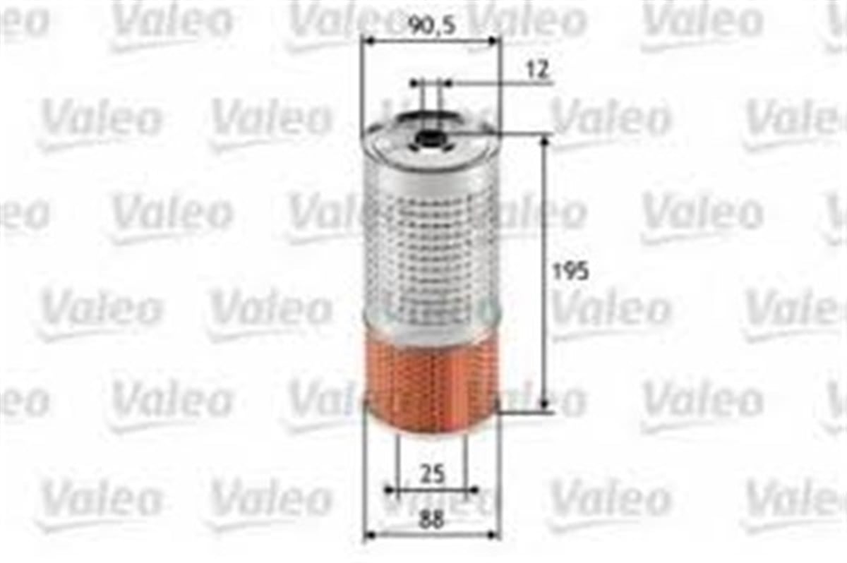 MERCEDESYAĞ FİLTRESİ MERCEDES 100 D-KB VALEO 586546VALEOVALEO 586546
